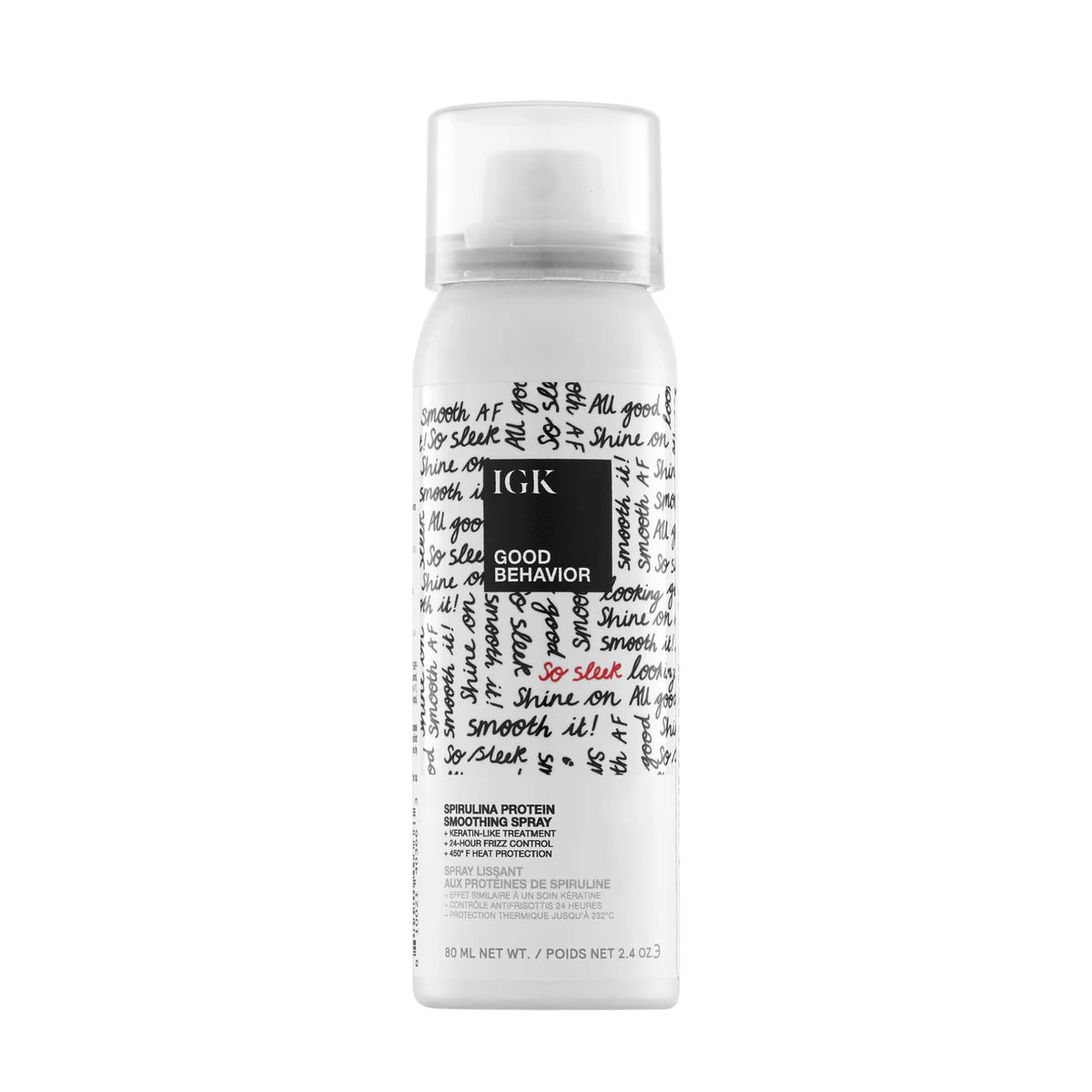 IGK Good Behavior Spirulina Protein Smoothing Spray